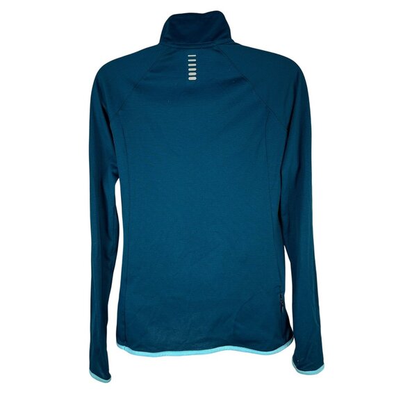 Under Armour Womens HeatGear 1/4 Zip Pullover XS Blue Lightweight Athletic Shirt - Picture 2 of 4